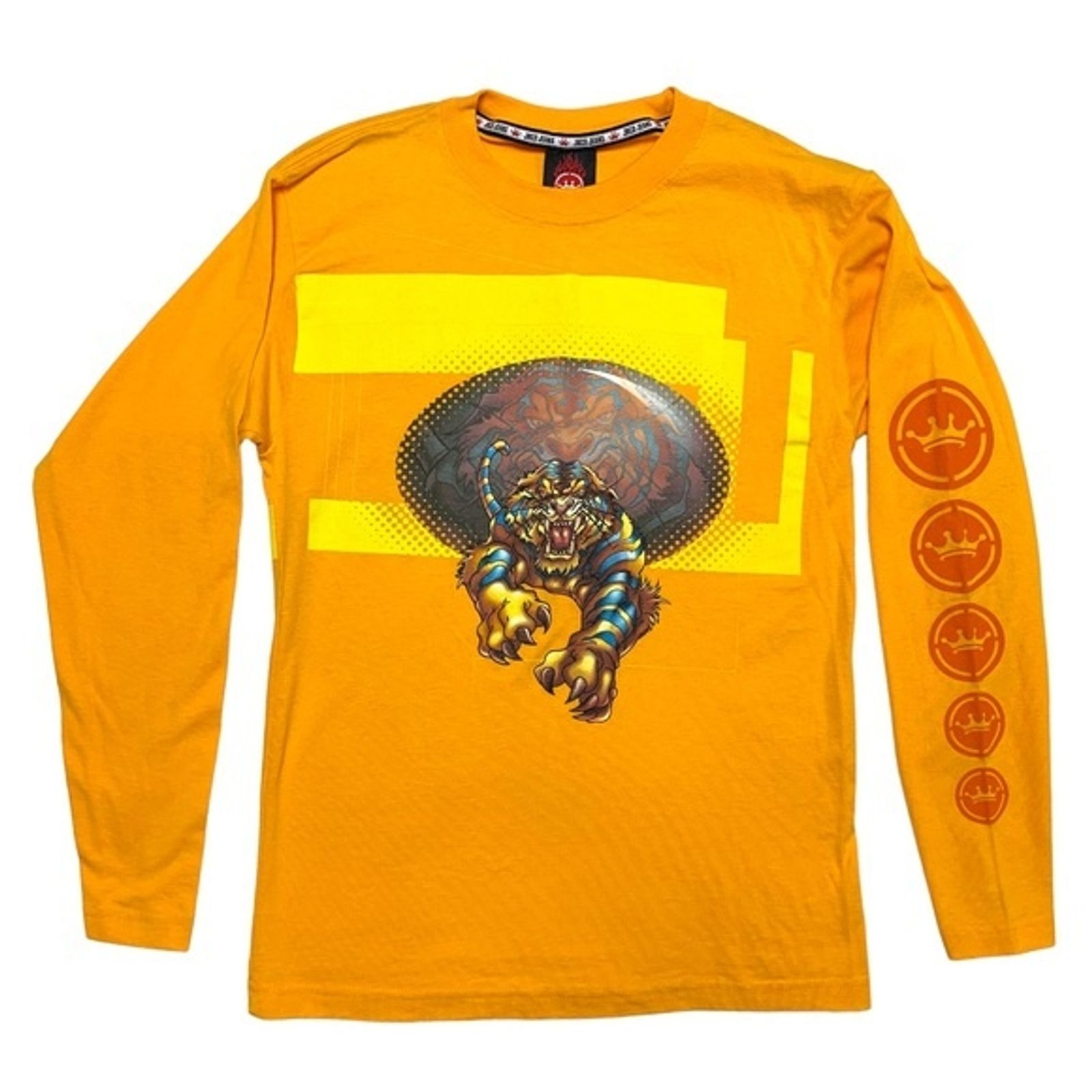 Rare Vintage 90s Jnco Jeans Graphic Long Sleeve Shirt Men’s Large Yellow Tee Top